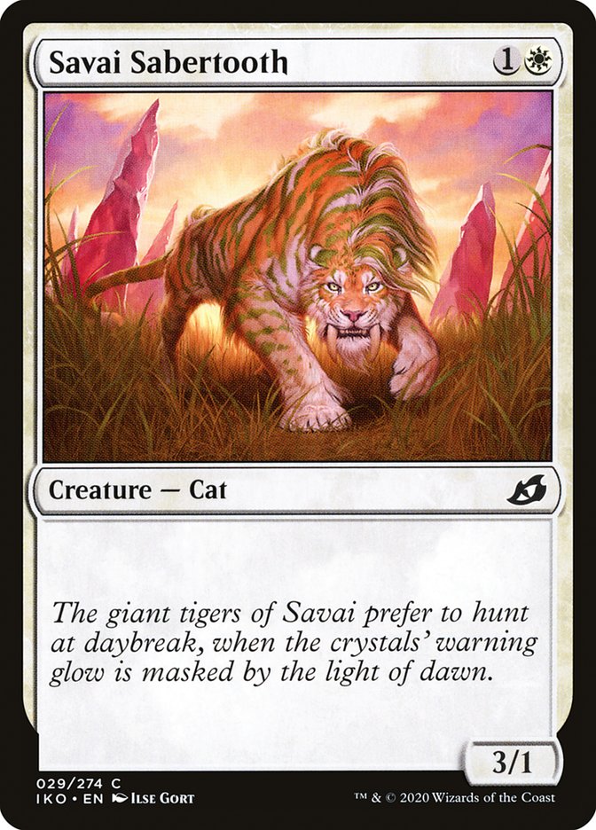 Savai Sabertooth [Ikoria: Lair of Behemoths] | North Game Den