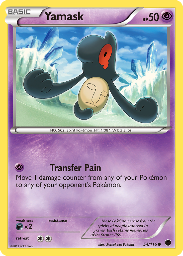 Yamask (54/116) [Black & White: Plasma Freeze] | North Game Den