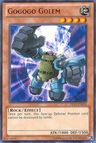 Gogogo Golem (Red) [DL15-EN010] Rare | North Game Den