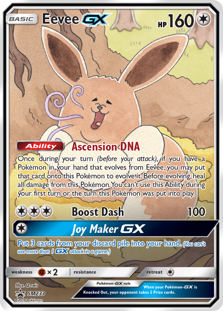 Eevee GX (SM233) [Sun & Moon: Black Star Promos] | North Game Den