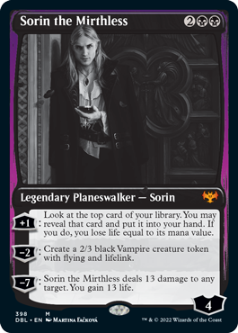 Sorin the Mirthless [Innistrad: Double Feature] | North Game Den