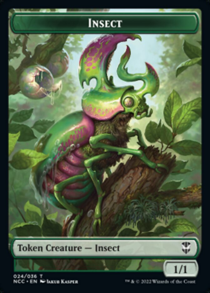 Ogre // Insect Double-sided Token [Streets of New Capenna Commander Tokens] | North Game Den