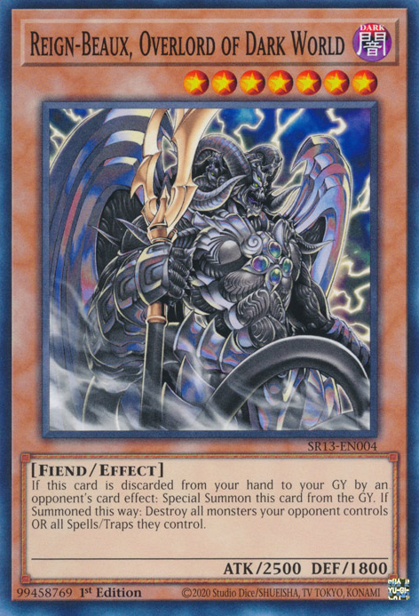 Reign-Beaux, Overlord of Dark World [SR13-EN004] Common | North Game Den