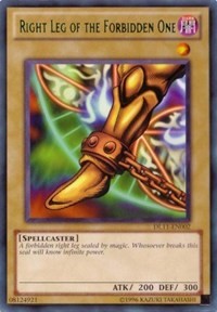 Right Leg of the Forbidden One (Blue) [DL11-EN002] Rare | North Game Den