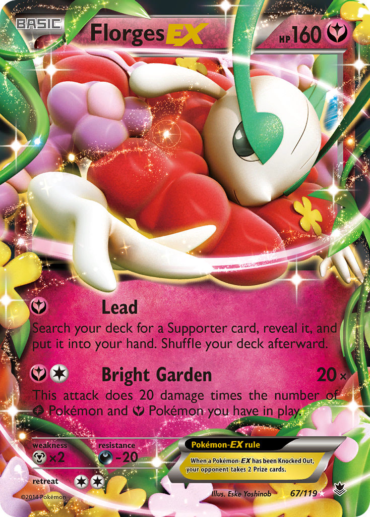 Florges EX (67/119) [XY: Phantom Forces] | North Game Den