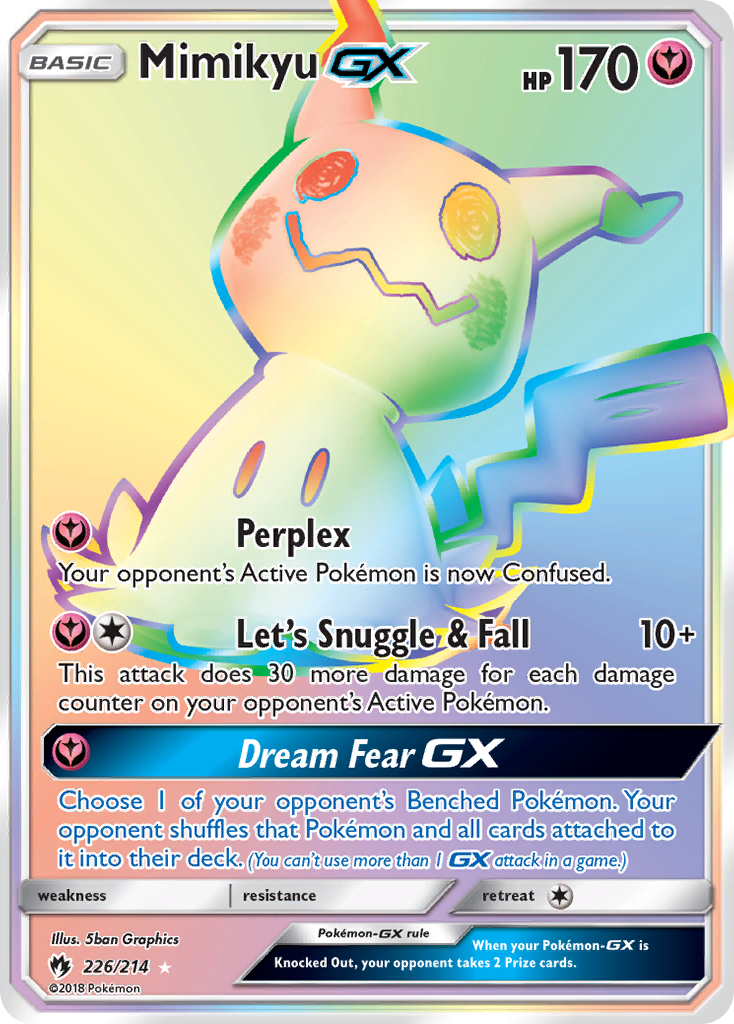 Mimikyu GX (226/214) [Sun & Moon: Lost Thunder] | North Game Den