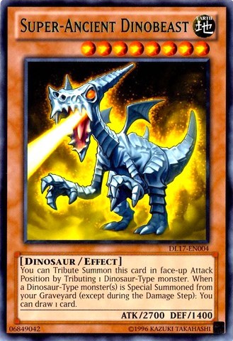 Super-Ancient Dinobeast (Green) [DL17-EN004] Rare | North Game Den