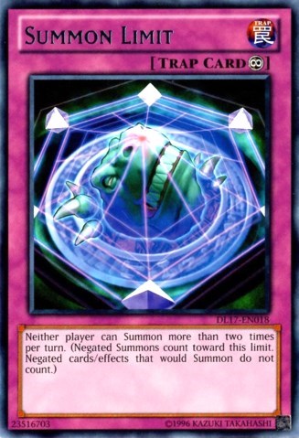 Summon Limit (Purple) [DL17-EN018] Rare | North Game Den
