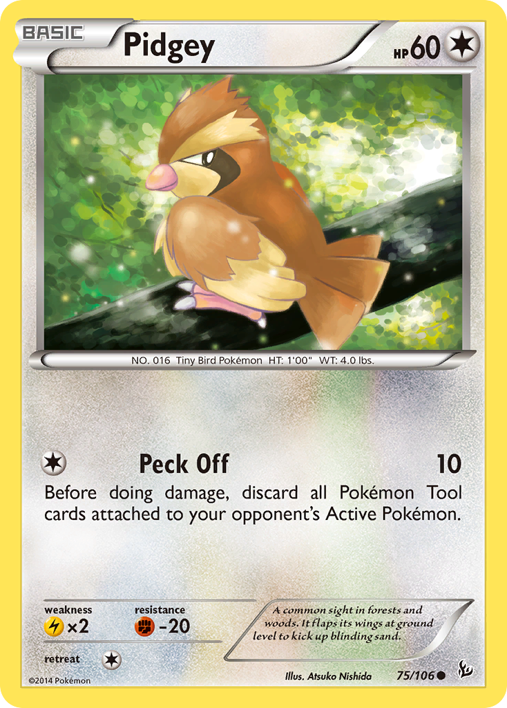 Pidgey (75/106) [XY: Flashfire] | North Game Den