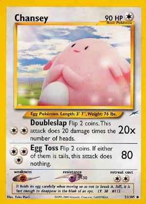 Chansey (31/105) [Neo Destiny Unlimited] | North Game Den