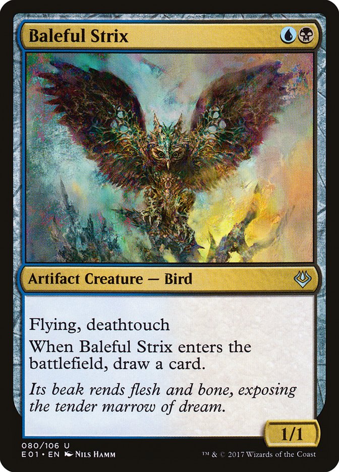 Baleful Strix [Archenemy: Nicol Bolas] | North Game Den