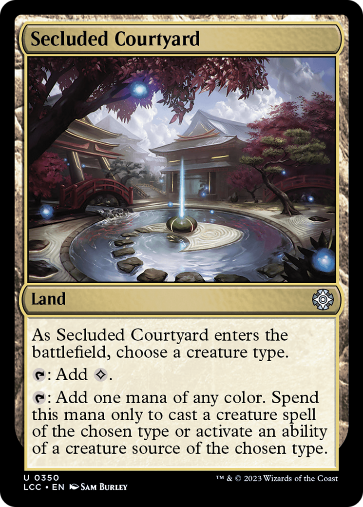Secluded Courtyard [The Lost Caverns of Ixalan Commander] | North Game Den