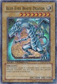 Blue-Eyes White Dragon [DTP1-EN001] Super Rare | North Game Den