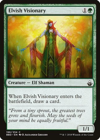 Elvish Visionary [Battlebond] | North Game Den