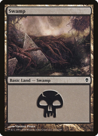 Swamp (241a) [Zendikar] | North Game Den