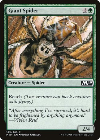 Giant Spider [Core Set 2019] | North Game Den