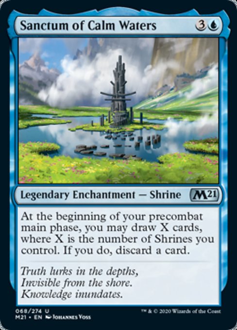 Sanctum of Calm Waters [Core Set 2021] | North Game Den