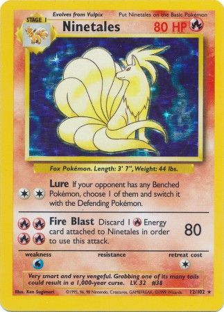 Ninetales (12/102) [Base Set Unlimited] | North Game Den