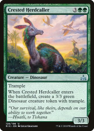 Crested Herdcaller [Rivals of Ixalan] | North Game Den