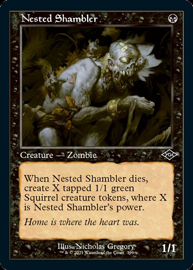 Nested Shambler (Retro Foil Etched) [Modern Horizons 2] | North Game Den