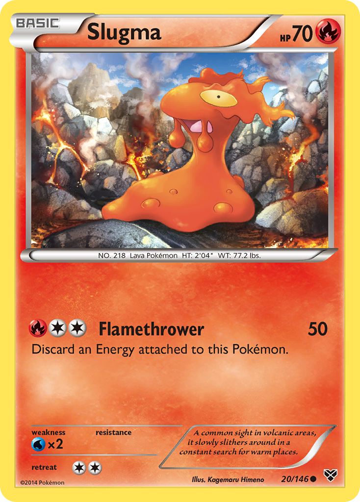 Slugma (20/146) [XY: Base Set] | North Game Den