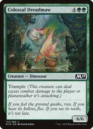 Colossal Dreadmaw [Core Set 2019] | North Game Den