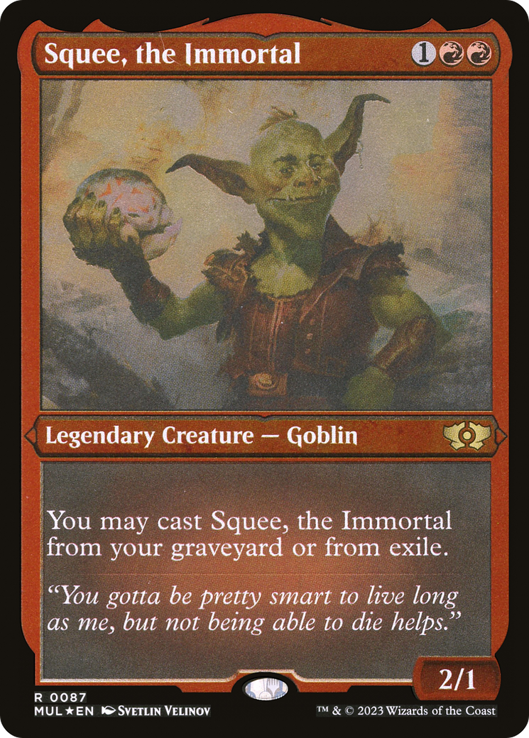 Squee, the Immortal (Foil Etched) [Multiverse Legends] | North Game Den