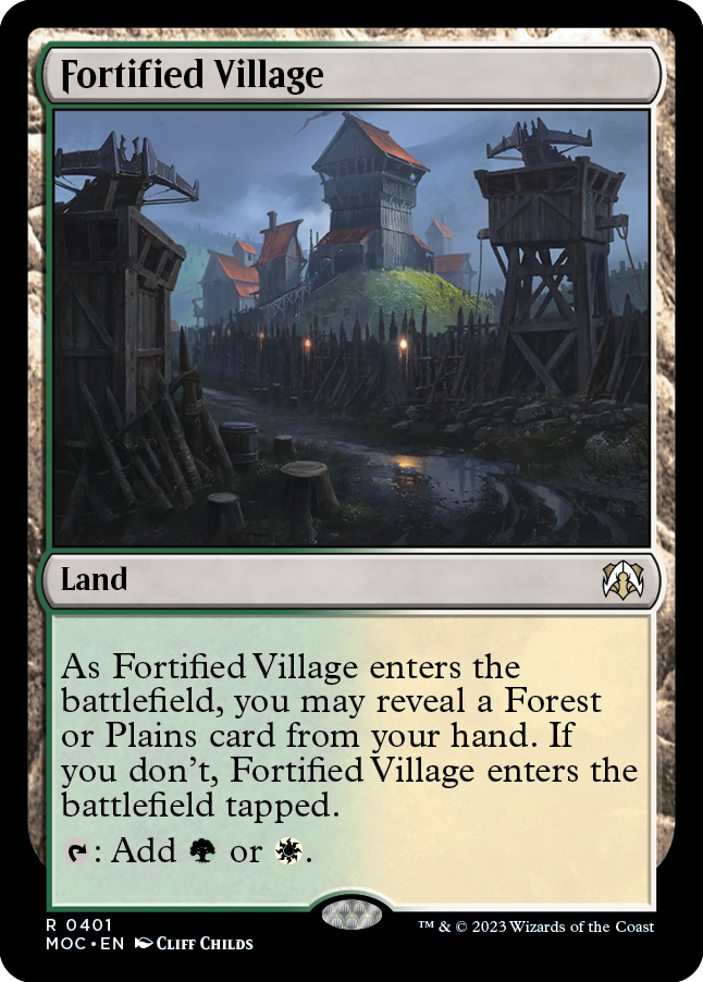 Fortified Village [March of the Machine Commander] | North Game Den