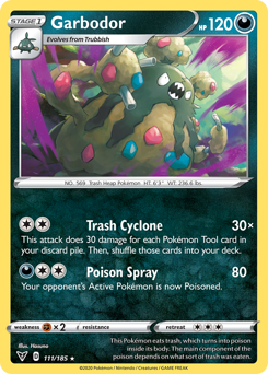 Garbodor (111/185) [Sword & Shield: Vivid Voltage] | North Game Den