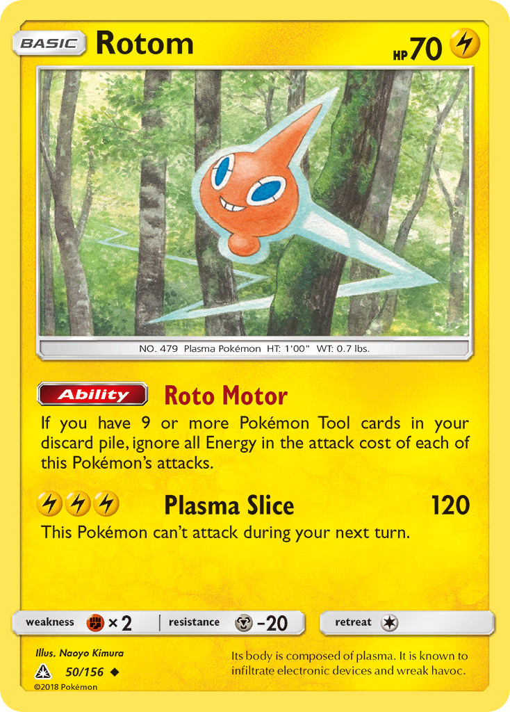 Rotom (50/156) [Sun & Moon: Ultra Prism] | North Game Den