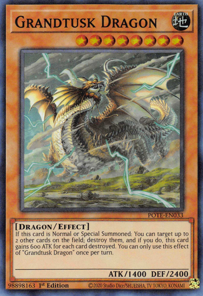 Grandtusk Dragon [POTE-EN033] Super Rare | North Game Den