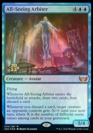 All-Seeing Arbiter [Streets of New Capenna Prerelease Promos] | North Game Den