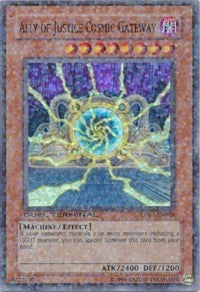 Ally of Justice Cosmic Gateway [DT02-EN028] Super Rare | North Game Den