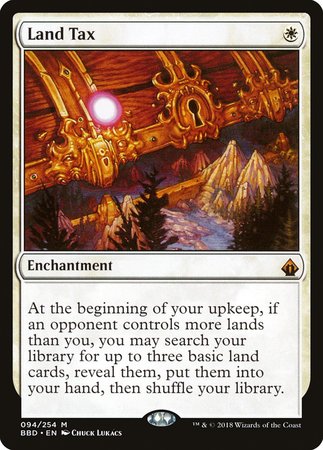 Land Tax [Battlebond] | North Game Den