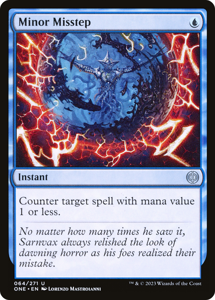 Minor Misstep [Phyrexia: All Will Be One] | North Game Den