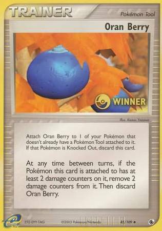 Oran Berry (85/109) (Winner) [EX: Ruby & Sapphire] | North Game Den