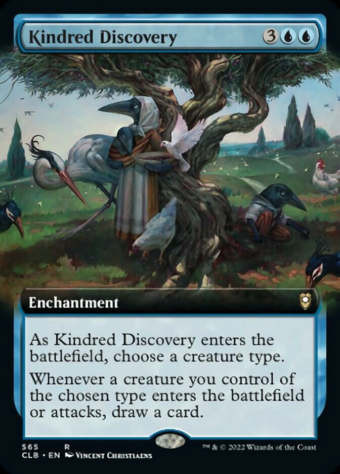 Kindred Discovery (Extended Art) [Commander Legends: Battle for Baldur's Gate] | North Game Den