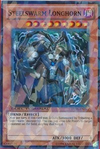 Steelswarm Longhorn [DT06-EN031] Super Rare | North Game Den