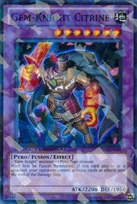 Gem-Knight Citrine [DT06-EN035] Super Rare | North Game Den