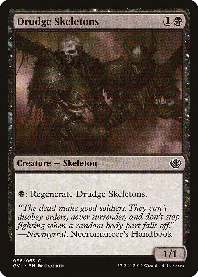 Drudge Skeletons (Garruk vs. Liliana) [Duel Decks Anthology] | North Game Den