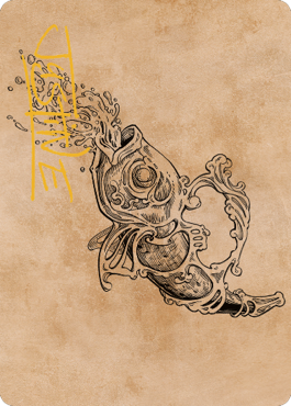 Decanter of Endless Water Art Card (Gold-Stamped Signature) [Commander Legends: Battle for Baldur's Gate Art Series] | North Game Den