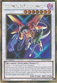 Power Tool Mecha Dragon [PGLD-EN005] Gold Secret Rare | North Game Den