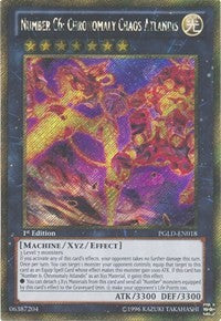 Number C6: Chronomaly Chaos Atlandis [PGLD-EN018] Gold Secret Rare | North Game Den