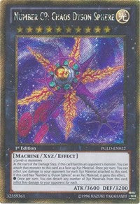 Number C9: Chaos Dyson Sphere [PGLD-EN022] Gold Secret Rare | North Game Den