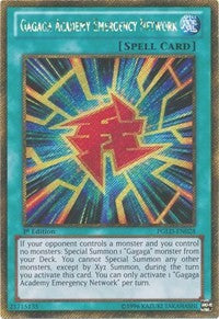 Gagaga Academy Emergency Network [PGLD-EN028] Gold Secret Rare | North Game Den