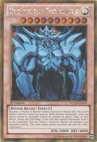 Obelisk the Tormentor [PGLD-EN030] Gold Secret Rare | North Game Den