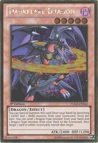 Darkflare Dragon [PGLD-EN040] Gold Rare | North Game Den