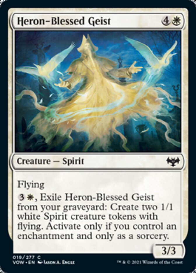 Heron-Blessed Geist [Innistrad: Crimson Vow] | North Game Den