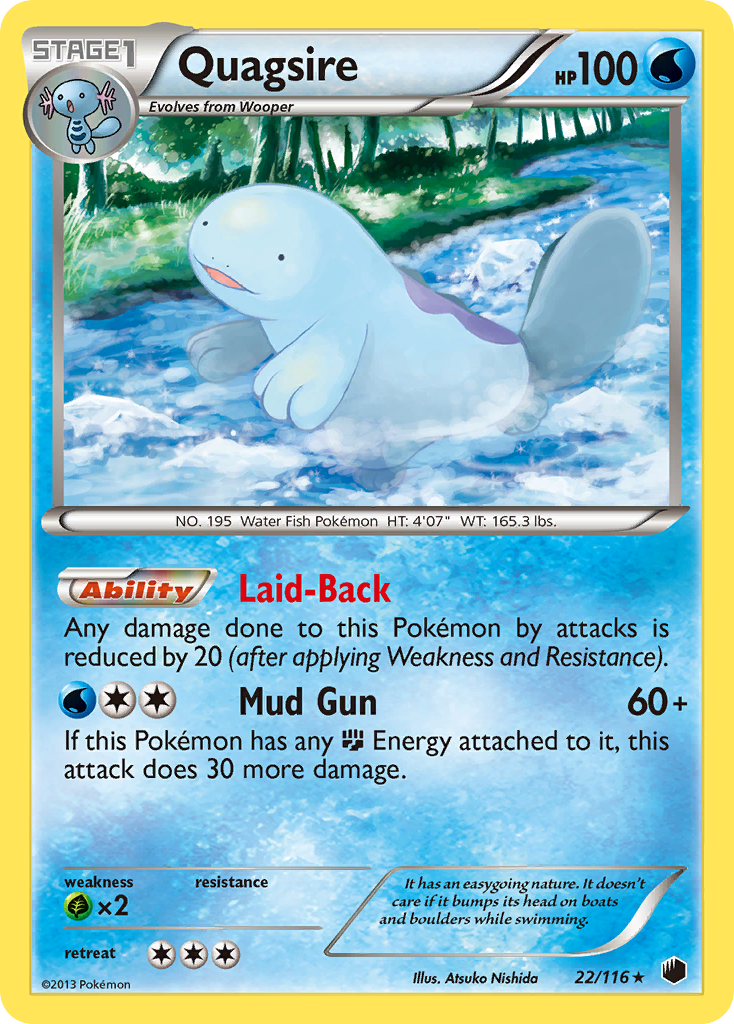 Quagsire (22/116) [Black & White: Plasma Freeze] | North Game Den