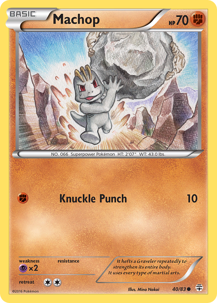 Machop (40/83) [XY: Generations] | North Game Den